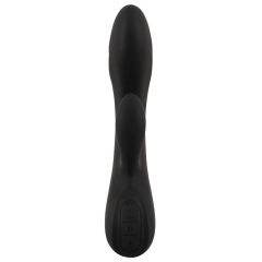 XOUXOU - Vibrator electro cu clitoris și baterie (negru)