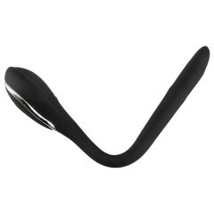   Dilatator Plug Penis - vibrator uretral cu acumulator (0,6-1,1cm) - negru