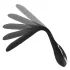 Dilator de penis cu dop - dilatator cu vibrații, cu acumulator (1 cm, negru)