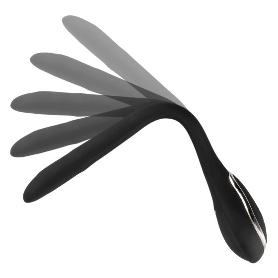 Dilatator Plug Penis - vibrator uretral cu acumulator (0,6-1,1cm) - negru