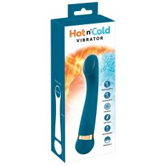   You2Toys Hot 'n Cold - vibrator cu acumulator, cu funcție de răcire și încălzire pentru punctul G (turcoaz)