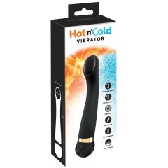   You2Toys Hot 'n Cold - vibrator pentru punctul G cu baterie, funcție de răcire și încălzire (negru)