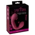 Javida Thumping - vibrator pulsatil pentru punctul G și clitoris (roșu)