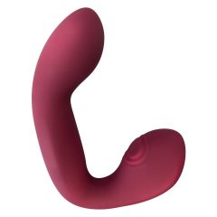   Javida Thumping - vibrator pulsator pentru punctul G și clitoris (roșu)