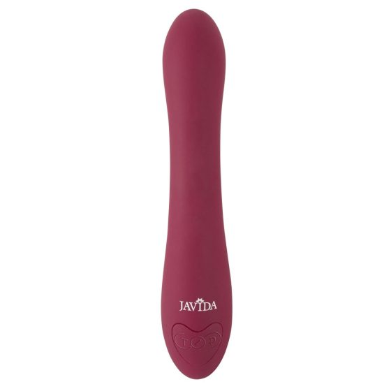 Javida - vibrator rotativ cu control radio și braț clitoridian (roșu)