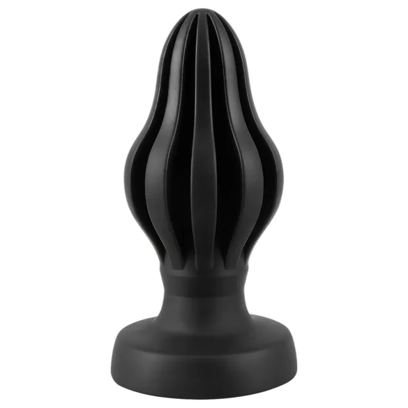 ANOS - dop anal cu nervuri, moale - 7 cm (negru)