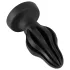 ANOS - dop anal cu nervuri, moale - 7 cm (negru)