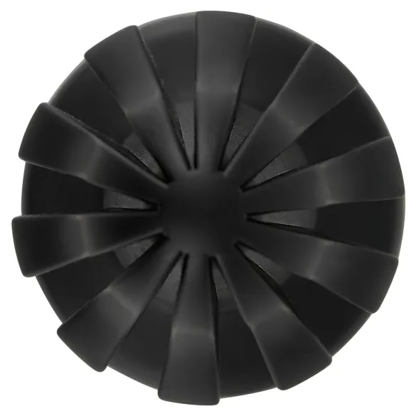 ANOS - dop anal cu nervuri, moale - 7 cm (negru)
