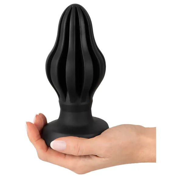 ANOS - dop anal cu nervuri, moale - 7 cm (negru)