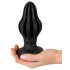 ANOS - dop anal cu nervuri, moale - 7 cm (negru)