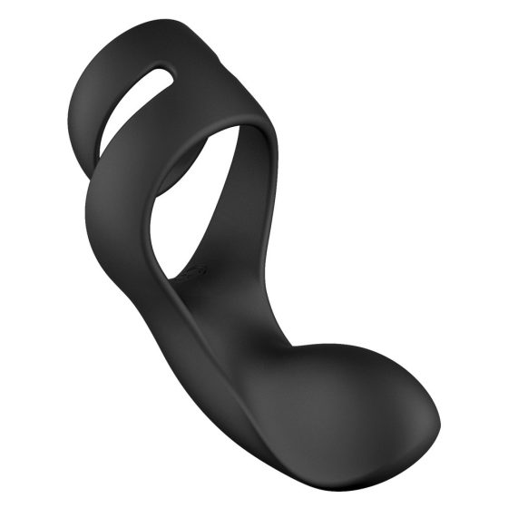 Svakom Benedict - inel vibrator pentru penis și stimulator de perineu (negru)
