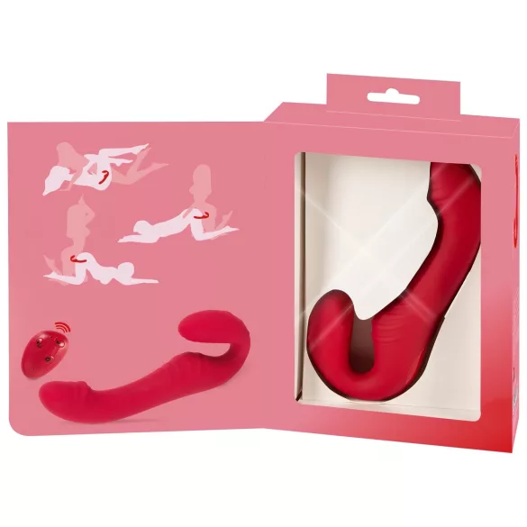 You2Toys - vibrator strapless cu telecomandă - roșu