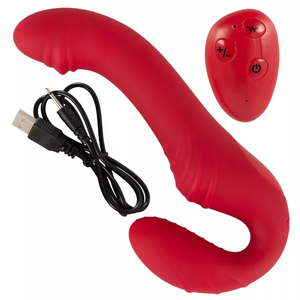 You2Toys - vibrator strapless cu telecomandă - roșu