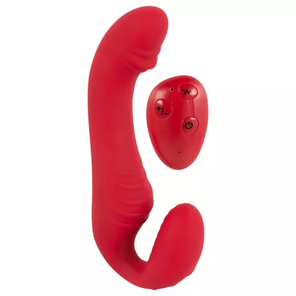 You2Toys - vibrator strapless cu telecomandă - roșu