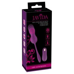   Javida RC - golyó vibratoare cu funcție de înțepare, cu control wireless (mov)