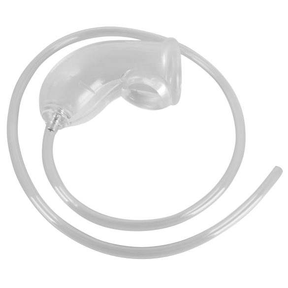 You2Toys - manșon penis cu tub evacuare - transparent