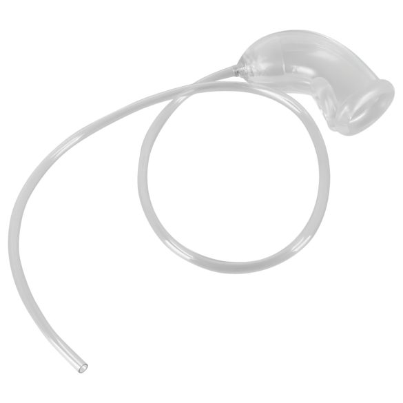 You2Toys - manșon penis cu tub evacuare - transparent