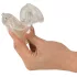 You2Toys Piss Play Sleeve - extensie pentru penis cu tub de evacuare (transparentă)
