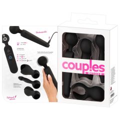   Couples Choice - vibrator de masaj încălzitor cu acumulator (negru)