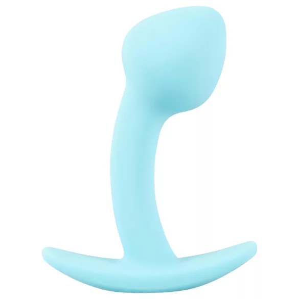 Cuties Mini Butt Plug - dop anal din silicon (albastru, 2,6 cm)