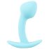 Cuties Mini Butt Plug - dop anal din silicon - albastru (2,6 cm)
