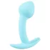 Cuties Mini Butt Plug - dop anal din silicon (albastru, 2,6 cm)