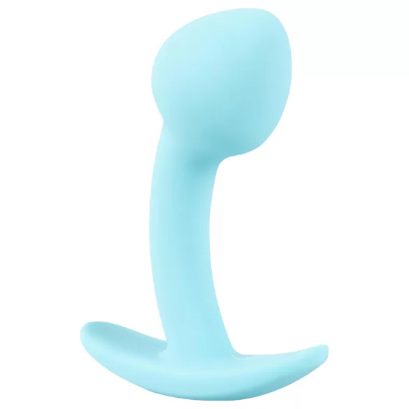 Cuties Mini Butt Plug - dop anal din silicon (albastru, 2,6 cm)
