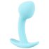 Cuties Mini Butt Plug - dop anal din silicon - albastru (2,6 cm)