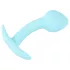 Cuties Mini Butt Plug - dop anal din silicon (albastru, 2,6 cm)