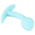 Cuties Mini Butt Plug - dop anal din silicon (albastru, 2,6 cm)
