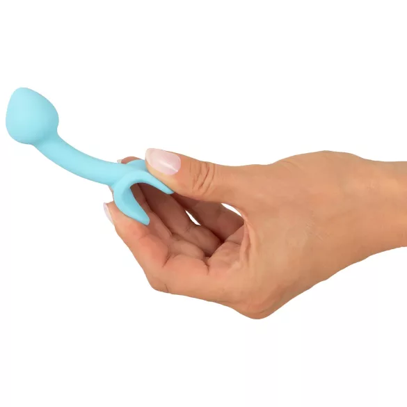 Cuties Mini Butt Plug - dop anal din silicon (albastru, 2,6 cm)