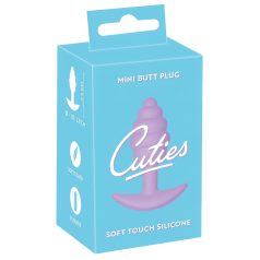 Cuties - dop anal mini - silicon - mov - 2,8 cm