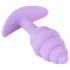 Cuties Mini Butt Plug - dop anal din silicon (mov, 2,8 cm)