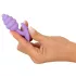 Cuties Mini Butt Plug - dop anal din silicon (mov, 2,8 cm)