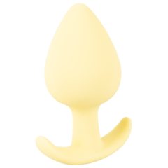   Cuties Mini Butt Plug - dildo anal din silicon - galben (3,1cm)