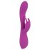 Javida Thumping Rabbit - vibrator cu 3 motoare - braț pentru clitoris - lila