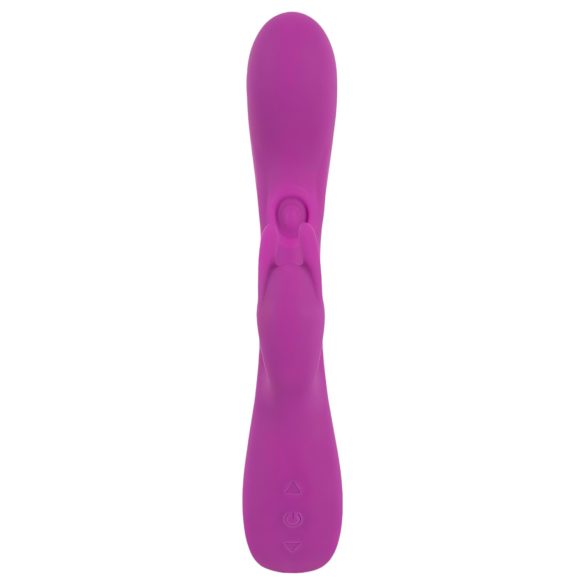 Javida Thumping Rabbit - vibrator cu 3 motoare - braț pentru clitoris - lila