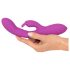 Javida Thumping Rabbit - vibrator cu 3 motoare - braț pentru clitoris - lila