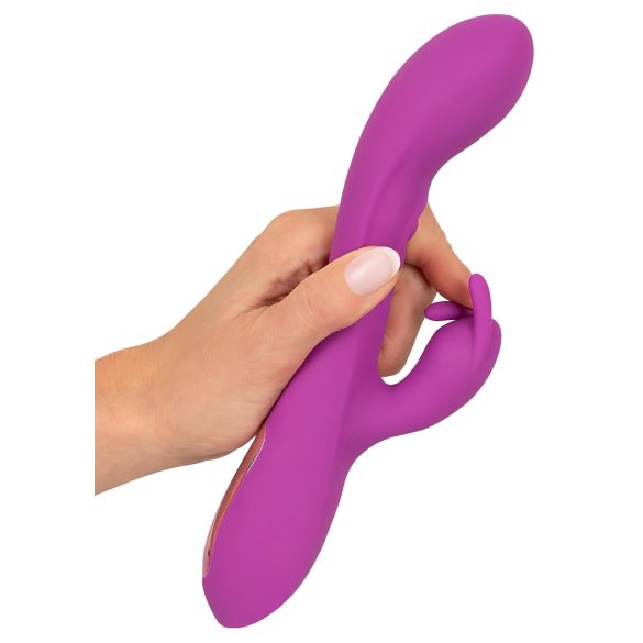 Javida Thumping Rabbit - vibrator cu 3 motoare - braț pentru clitoris - lila