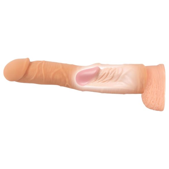 Nature Skin - prelungitor penis, îngroșător - material realist 24cm