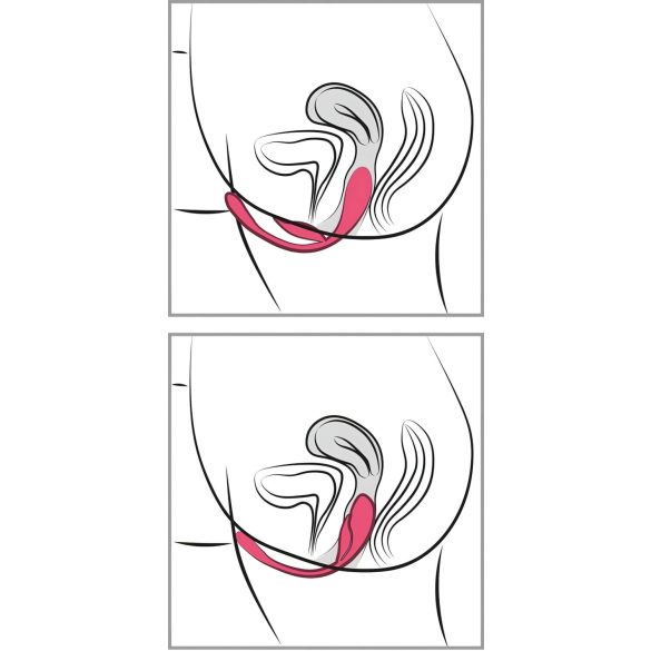 SMILE - ou vibrant roz cu radio și acumulator