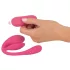 SMILE - ou vibrator cu baterie reîncărcabilă și telecomandă radio, purtabil (roz)