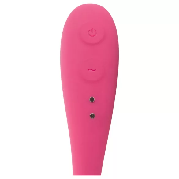 SMILE - ou vibrator cu baterie reîncărcabilă și telecomandă radio, purtabil (roz)