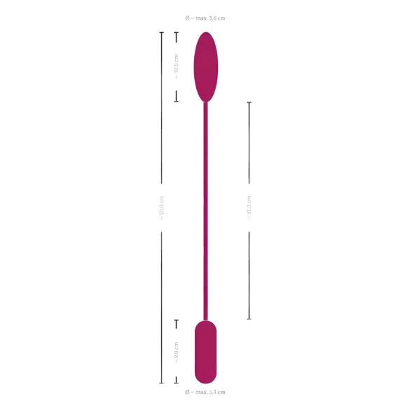 Smile - Ou vibrator dublu - stimulare anală și vaginală