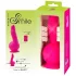 SMILE Powerful - vibrator cu ventuză, 2 motoare, reîncărcabil - roz