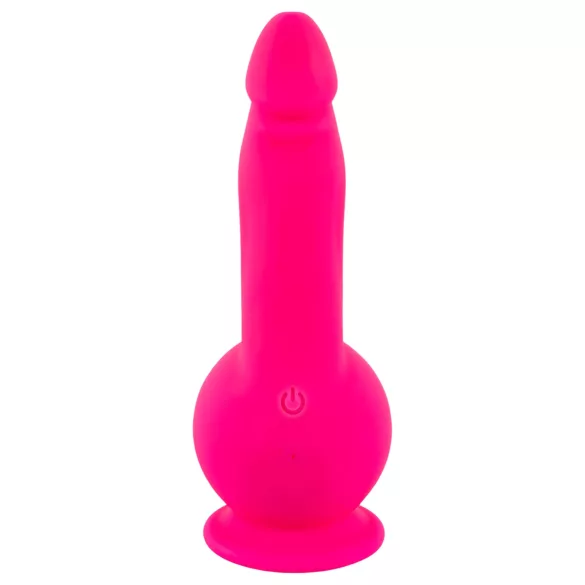 SMILE Powerful - vibrator cu ventuză, 2 motoare, reîncărcabil - roz