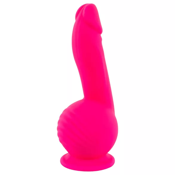 SMILE Powerful - vibrator cu ventuză, 2 motoare, reîncărcabil - roz