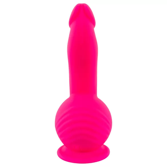 SMILE Powerful - vibrator cu ventuză, 2 motoare, reîncărcabil - roz
