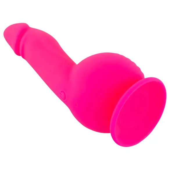 SMILE Powerful - vibrator cu ventuză, 2 motoare, reîncărcabil - roz
