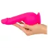 SMILE Powerful - vibrator cu ventuză, 2 motoare, reîncărcabil - roz